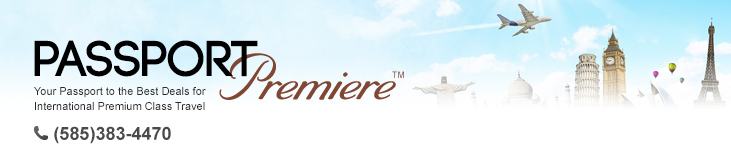 Passport Premiere | Your Passport to the Best Deals for
										International Premium Class Travel |  (585)383-4470 | Don't be played by the premium class travel market…
										Learn how to play!